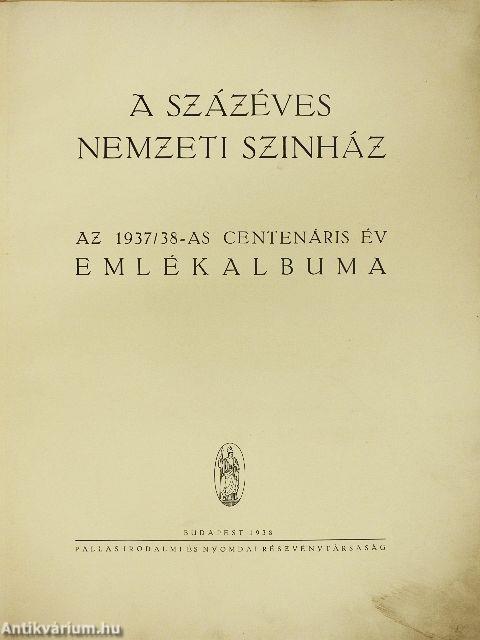 A százéves Nemzeti Szinház (rossz állapotú)
