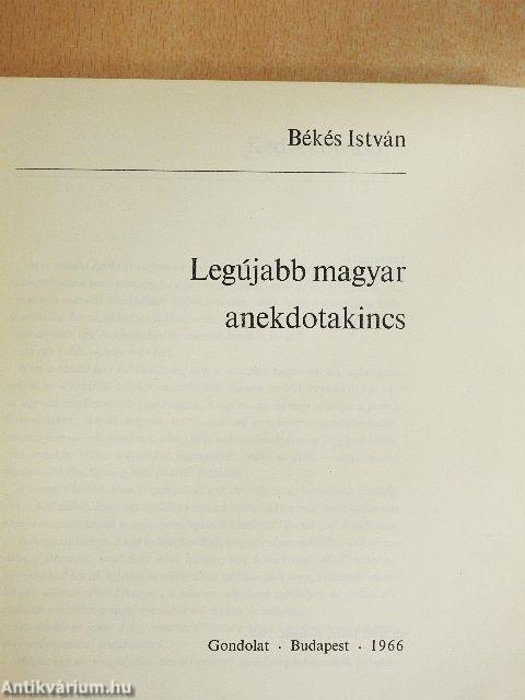 Legújabb magyar anekdotakincs