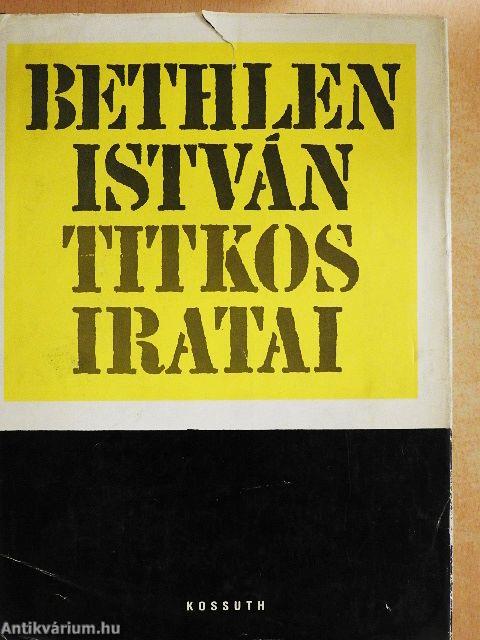 Bethlen István titkos iratai