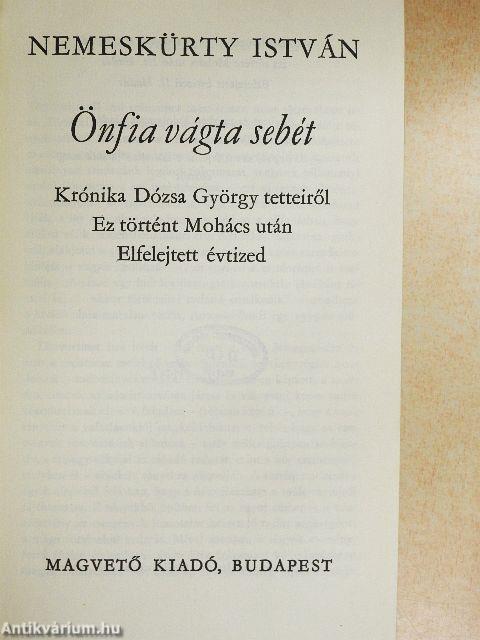 Önfia vágta sebét