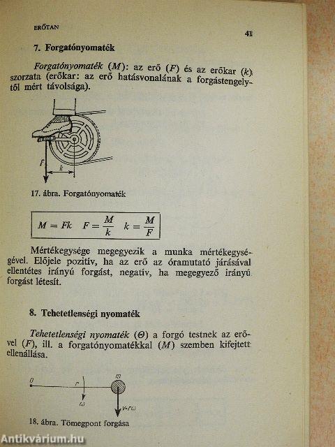 Fizikai összefoglaló