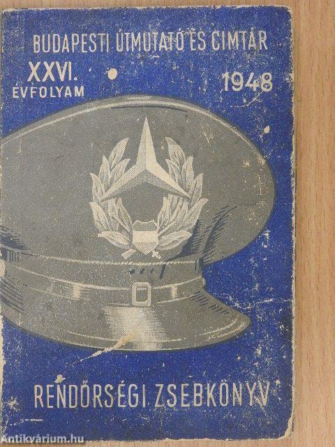 Budapesti útmutató és címtár 1948.