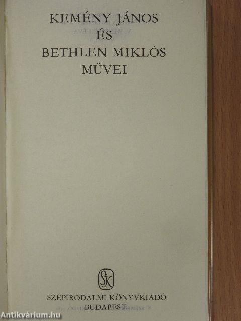 Kemény János és Bethlen Miklós művei