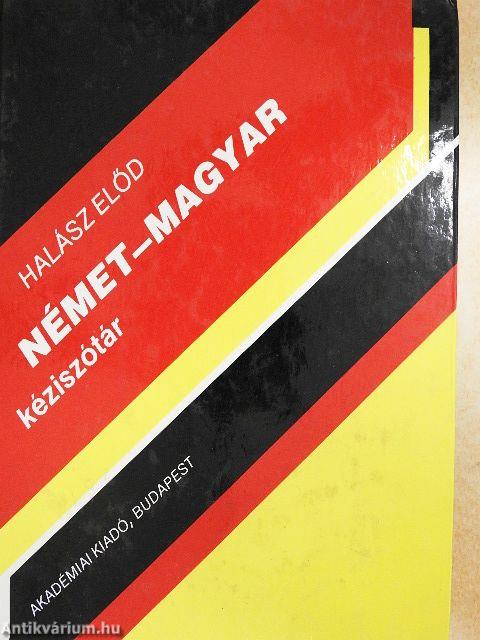 Német-magyar kéziszótár