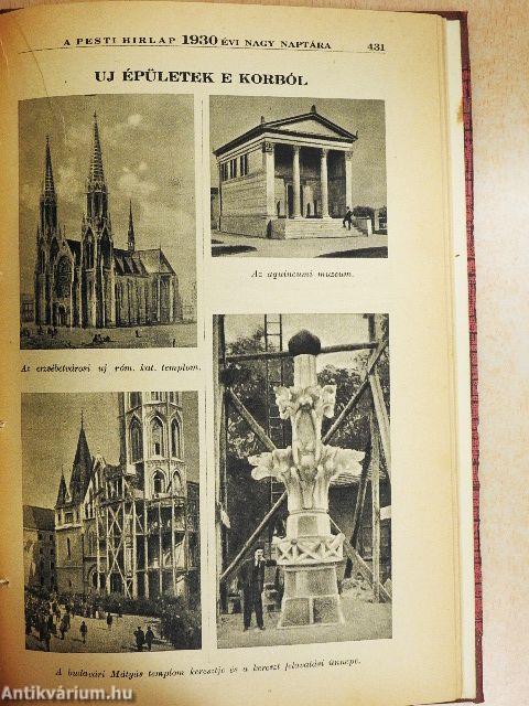 A Pesti Hirlap Nagy Naptára az 1930. közönséges évre