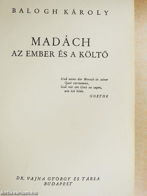 Madách az ember és a költő