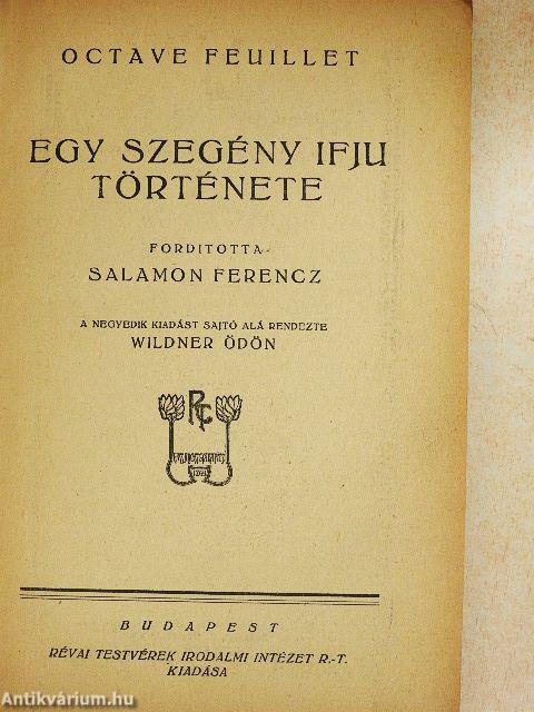 Egy szegény ifju története