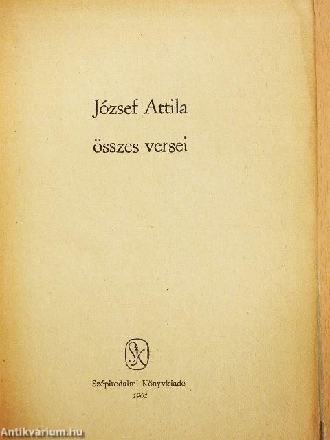 József Attila összes versei