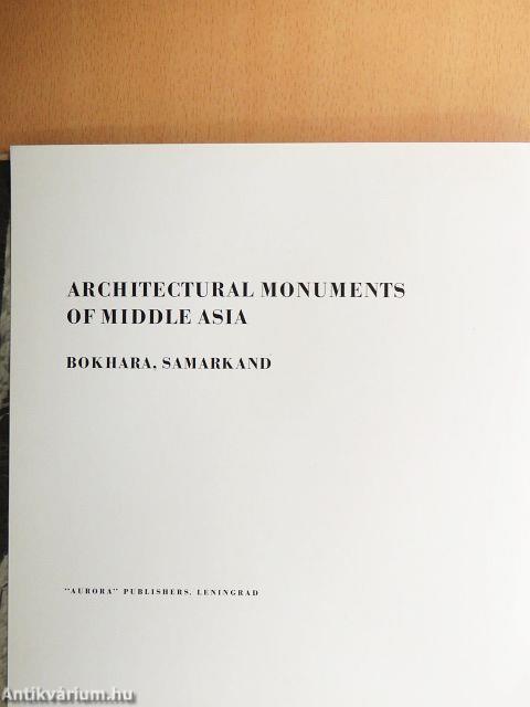 Architectural Monuments of Middle Asia