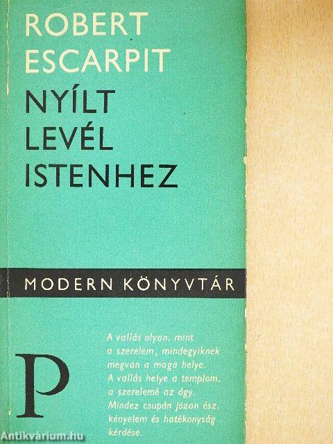 Nyílt levél Istenhez