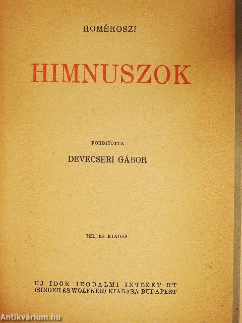 Homéroszi Himnuszok