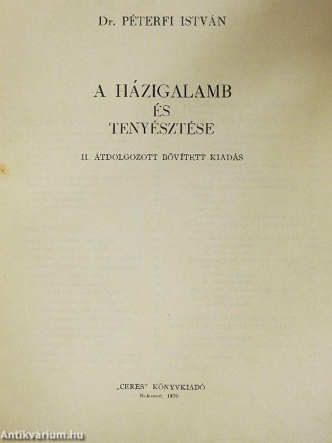A házigalamb és tenyésztése