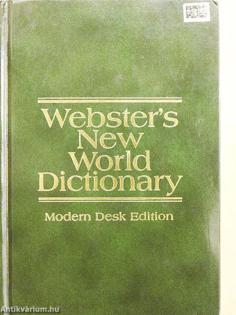 Webster's New World Dictionary of the American Language