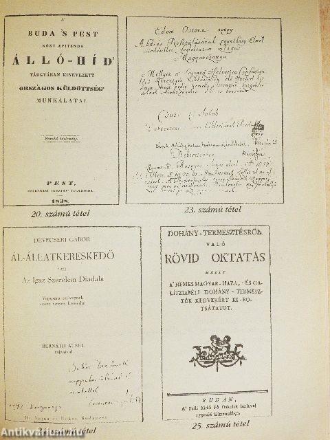 A Honterus Antikvárium XIV. árverése