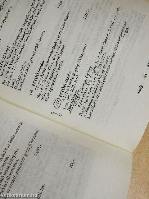 A Honterus Antikvárium XXIV. árverése