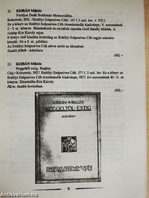 A Honterus Antikvárium VII. árverése