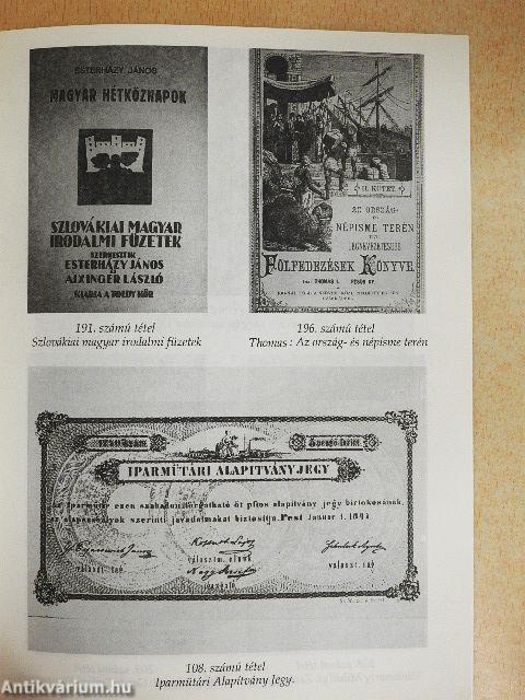 A Honterus Antikvárium XXII. árverése