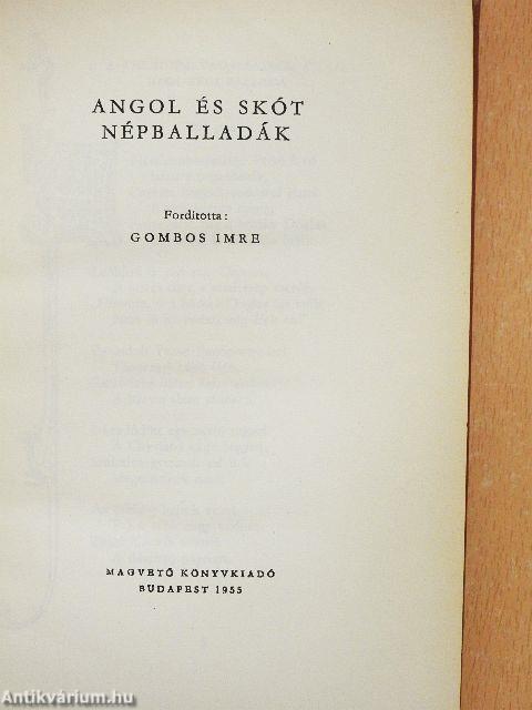 Angol és skót népballadák