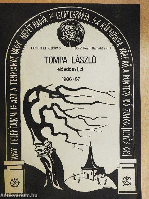 Tompa László előadóestjei 1986/87