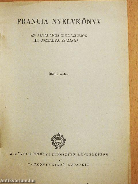 Francia nyelvkönyv