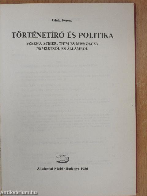 Történetíró és politika