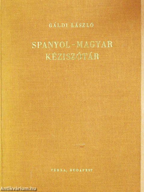 Spanyol-magyar kéziszótár