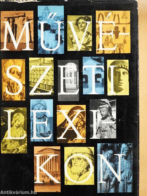 Művészeti lexikon I-IV. (Dr. Castiglione László könyvtárából)