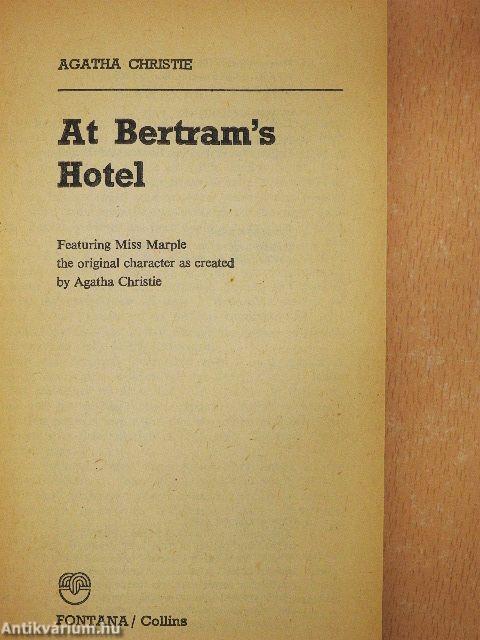 At Bertram's Hotel