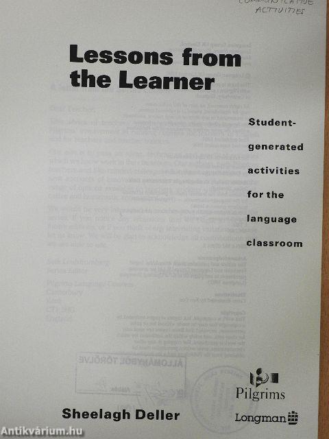Lessons from the Learner