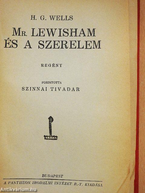 Mr. Lewisham és a szerelem