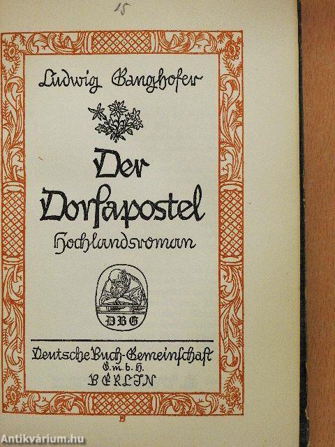 Der Dorfapostel (gótbetűs)