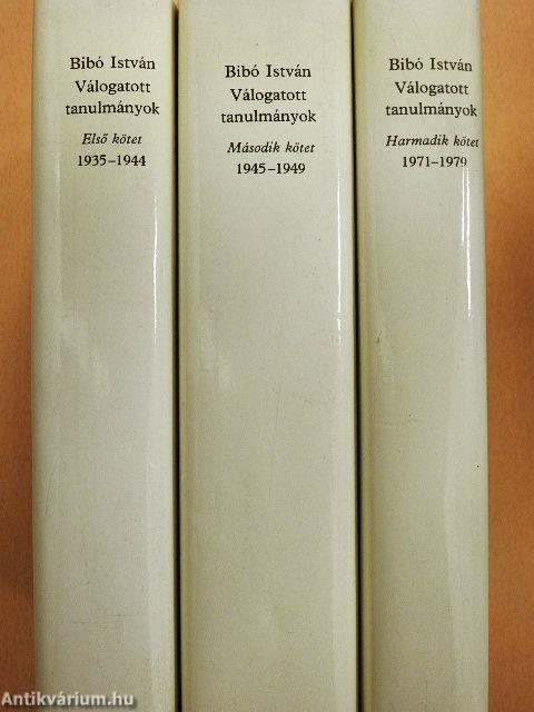 Válogatott tanulmányok I-III.