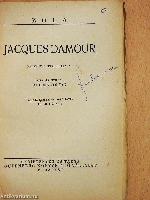 Jacques Damour/Nais Micoulin/Stendhal