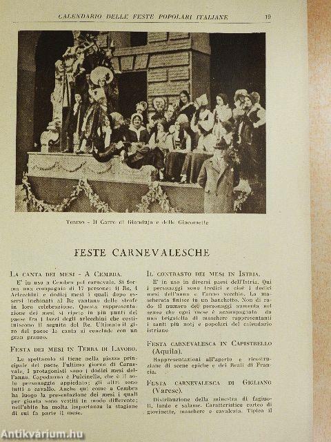 Costumi, musica, danze e feste popolari italiane