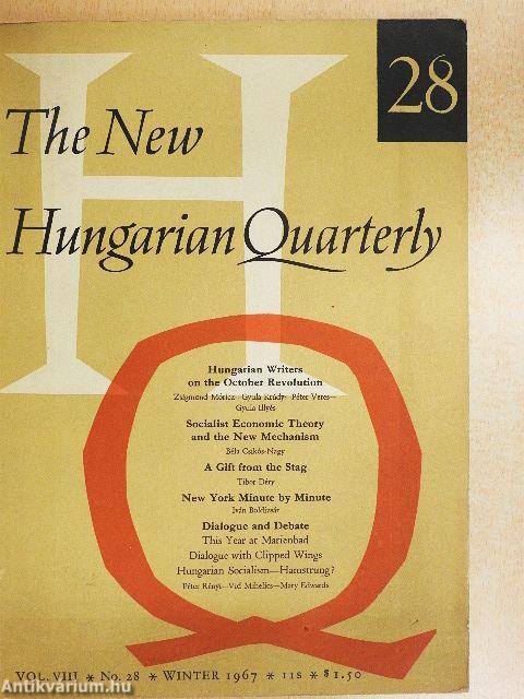 The New Hungarian Quarterly Winter 1967
