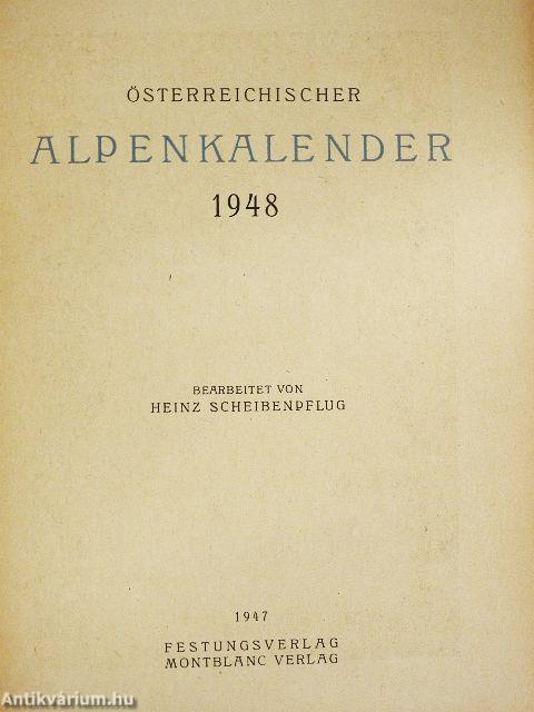 Österreichischer Alpenkalender 1948