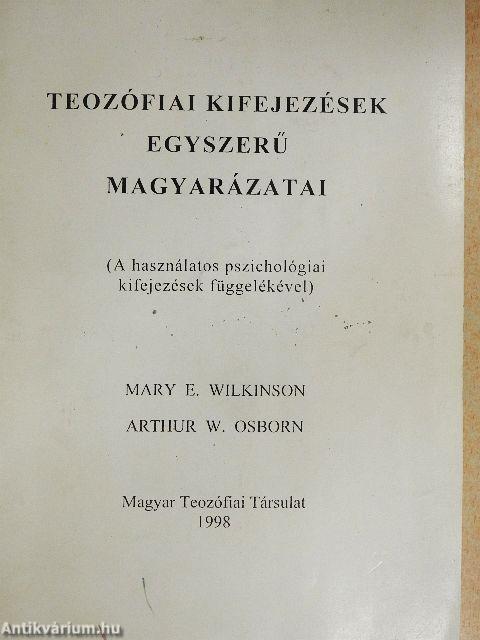 Teozófiai kifejezések egyszerű magyarázatai