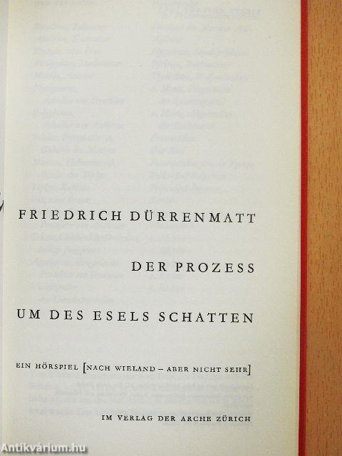 Der Prozess um des Esels Schatten