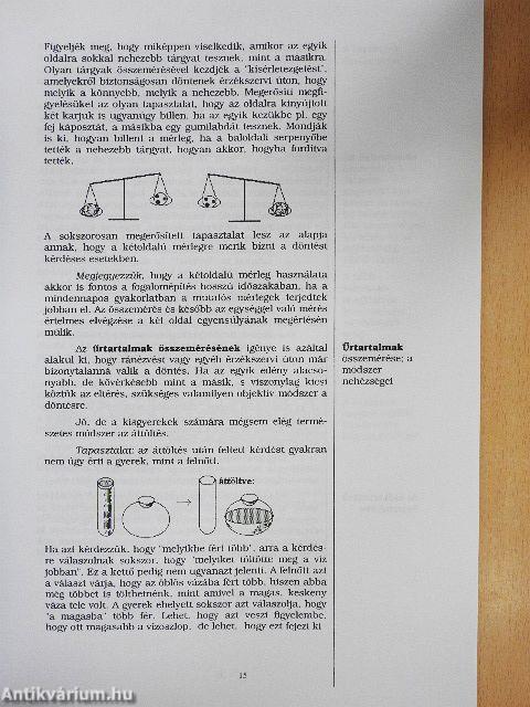 A természetes szám fogalmának kialakítása