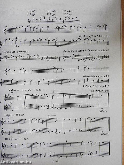 Hegedűiskola III-IV.