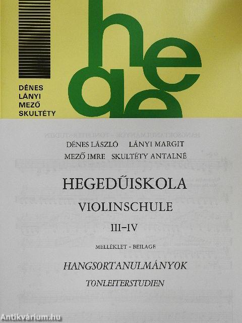Hegedűiskola III-IV.