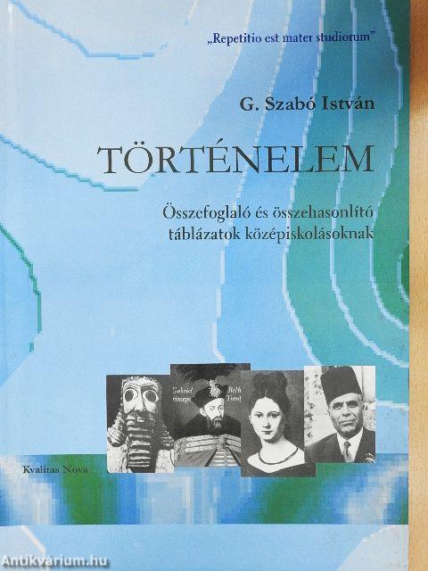 Történelem - Összefoglaló és összehasonlító táblázatok a középiskolásoknak a történelem gyors és könnyű tanulásához