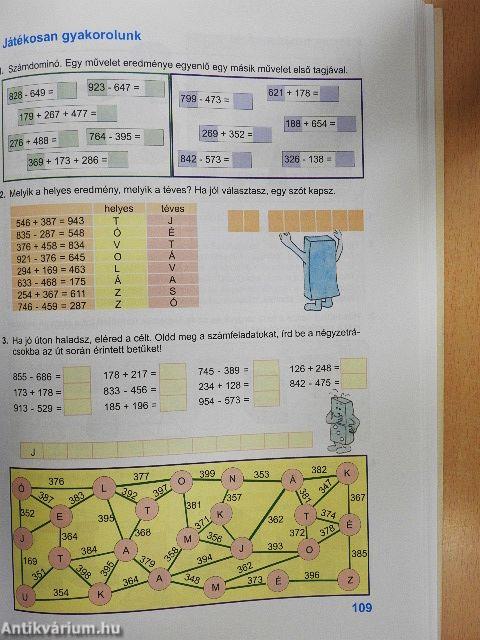 Harmadik matematikakönyvem