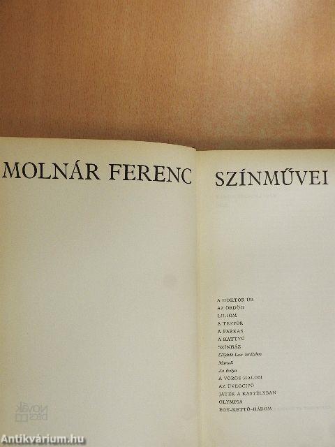 Molnár Ferenc színművei