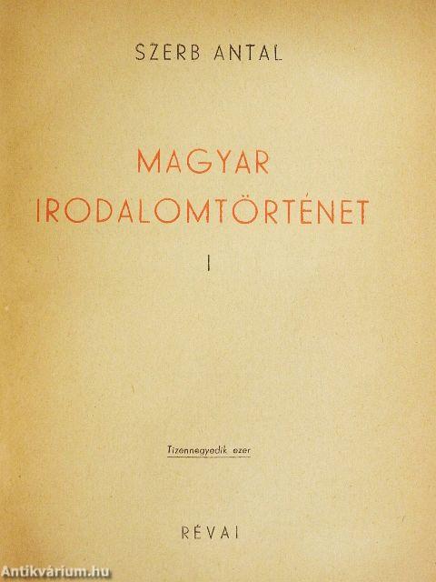 Magyar irodalomtörténet I-II.