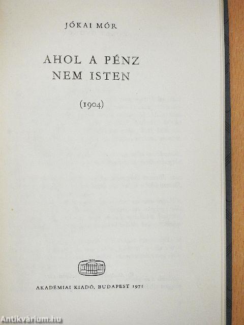 Ahol a pénz nem isten