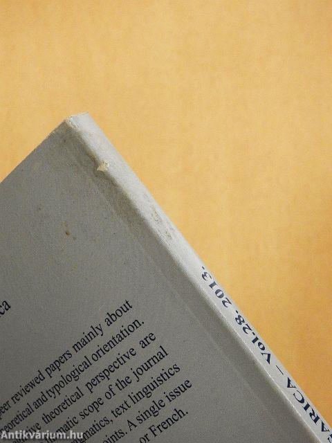 Studia Linguistica Hungarica 2014/28