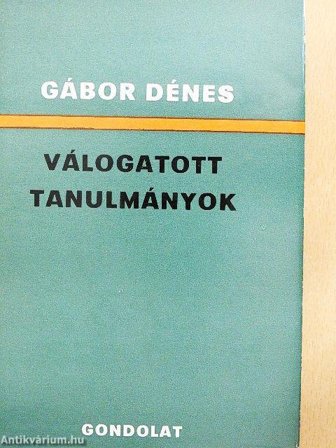 Válogatott tanulmányok