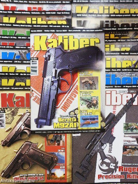 Kaliber 2017. január-december/4 db különszám
