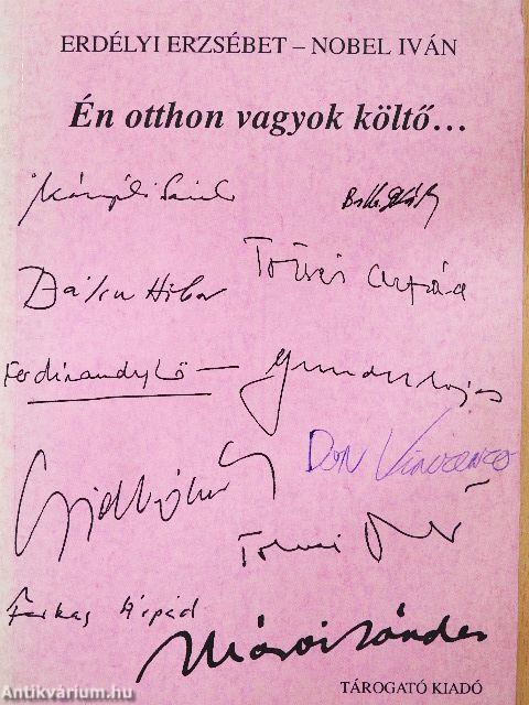 Én otthon vagyok költő...